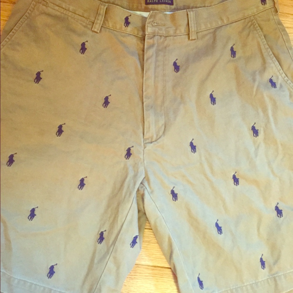 Polo Horse Khaki Shorts